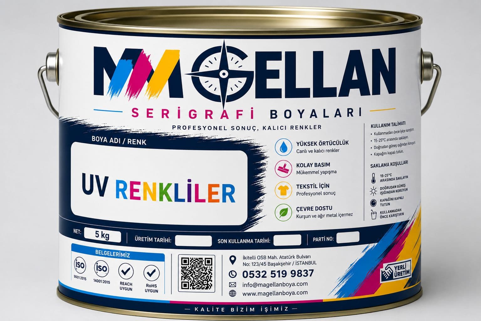 Dyo - Toyo SE 2135 Lacivert Serigrafi Mürekkebi | Kullanım Alanları ve Teklif | Magellan Boya